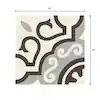 Photo 1 of **((2Pack)) D_Segni Parisian Smoke Blend 8 in. x 8 in. Glazed Porcelain Floor and Wall Tile (10.32 sq. ft./Case)
