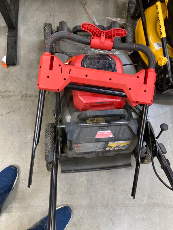 Photo 2 of ***MISSING BATTERIES AND CHARGER*** M18 FUEL Brushless Cordless 21 in. Walk Behind Dual Battery Self-Propelled Mower w/(2) 12.0Ah Battery and Rapid Charger
