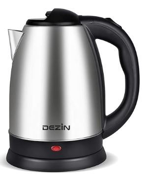 Photo 1 of DEZIN Electric Kettle Upgraded, BPA Free 2L Stainless Steel Tea Kettle, Fast Boil Water Warmer with Auto Shut Off and Boil Dry Protection Tech for Coffee, Tea, Beverages
