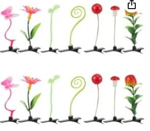 Photo 1 of 28pcs Bean Sprout Hair Clips Funny Plant Hairpins Flower Plant Hair Clips Grass Hair Barrette Cute Hair Accessories for Kids Adult
