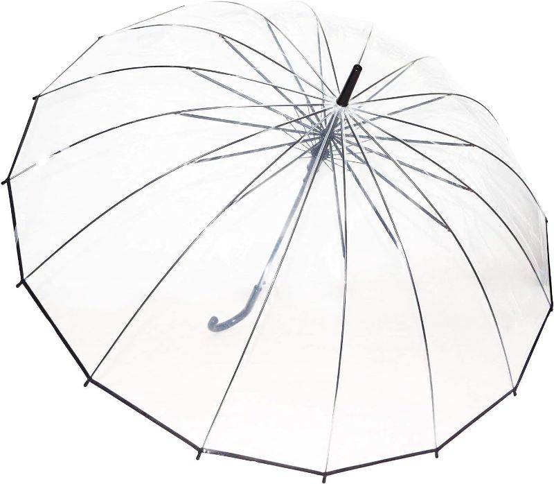 Photo 1 of Clear Umbrella, Large Canopy Transparent