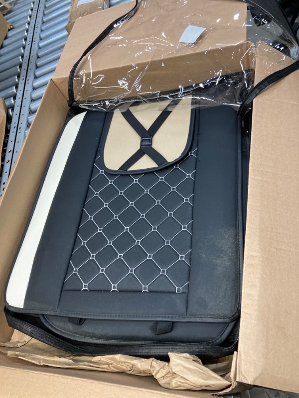 Photo 1 of Tomatoman Tacoma Seat Covers Customized for 2005-2024 Truck Sport Gen SR Extended Pro Off-Road Pickup V6, Waterproof Faux Leather Car Cushions(2 PCS Front, Black) 2 PCS Front/Black