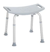 Photo 1 of Drive Medical Shower Chair, Shower Stool with Suction Feet and Drainage Holes