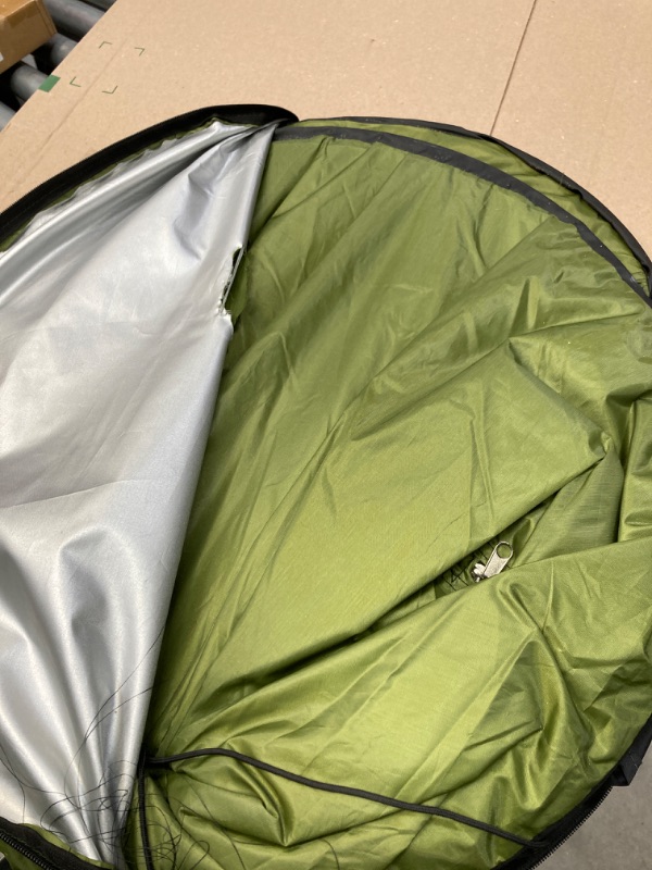 Photo 1 of Pop Up Changing Room Privacy Tent – Instant Portable Outdoor Shower Tent, Camp Toilet, Rain Shelter for Camping & Beach with Carry Bag-Army Green