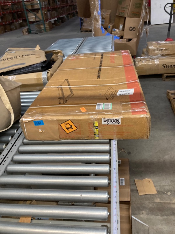 Photo 1 of Treadmill with Incline, 3 in 1 Under Desk Treadmill Walking Pad with Removable Desk Workstation 3.5HP Foldable Compact Walking Treadmill for Home Small Office with Wristband Remote Control Black