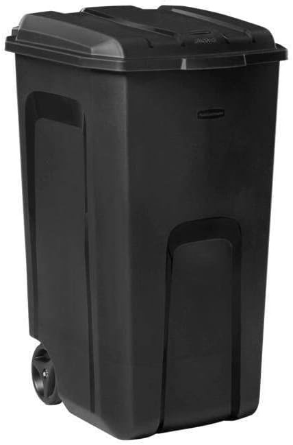 Photo 1 of Rubbermaid 45 gal 170l black trash can **NO LID