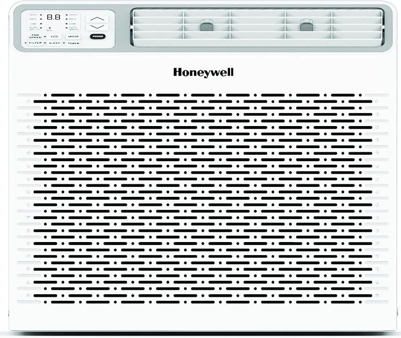 Photo 1 of Honeywell 14,000 BTU Digital Window Air Conditioner, Remote, LED Display, 4 Modes, Eco, 800 sq ft Coverage