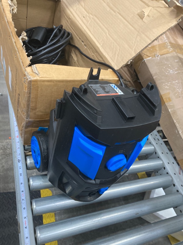 Photo 1 of Electric Pressure Washer - 4500PSI Max 3.0GPM with 20FT Hose,35FT Cord High Power Washers Powered 4 Nozzles for Patios Car Garden, Blue