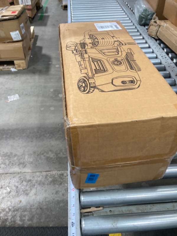 Photo 1 of Electric Pressure Washer - 4500PSI Max 3.0GPM with 20FT Hose,35FT Cord High Power Washers Powered 4 Nozzles for Patios Car Garden, Blue