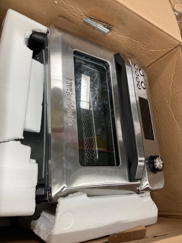 Photo 2 of **CLEAN ITEM BEFORE USE**Air Fryer Toaster Smart Oven, 6-in-1 Countertop Convection, 24-Quart Capacity, 50°-450°F Temperature Control Stainless Steel Air Oven