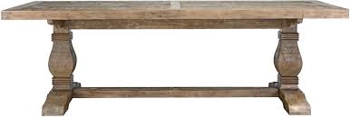 Photo 1 of Classic Home Caleb Distressed Brown 94" Dining Table
