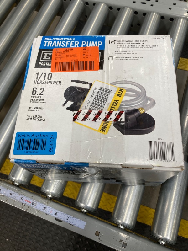 Photo 4 of 1/10 hp Transfer Pump