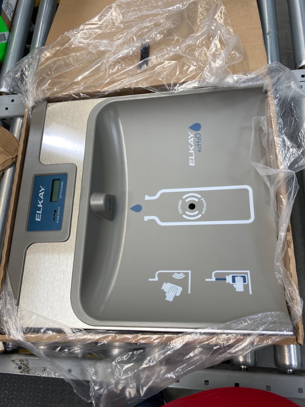 Photo 3 of ***PARTS ONLY**Elkay LZS8WSSP Enhanced ezH2O Bottle Filling Station & ADA Cooler Refrigerated Stainless High Capacity Lead Reduction Quick Filter Change, Single, Stainless Steel