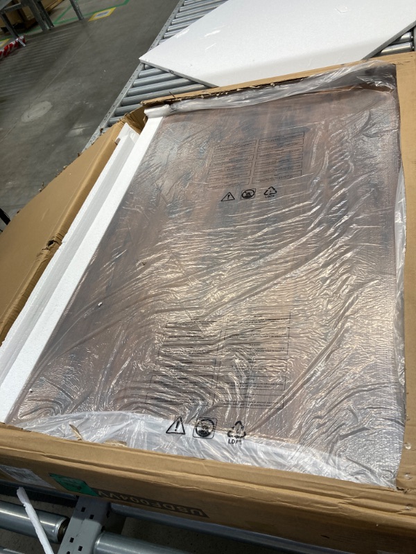 Photo 1 of DWANTON Dog Crate Furniture with Cushion, XL Wooden Dog Crate with Double Doors, Large Dog Crate Furniture, Dog Kennel Indoor, Extra Large, 43.3" L, Rustic Brown 43.3"L x 29.1"W x 31.7"H Rustic Brown