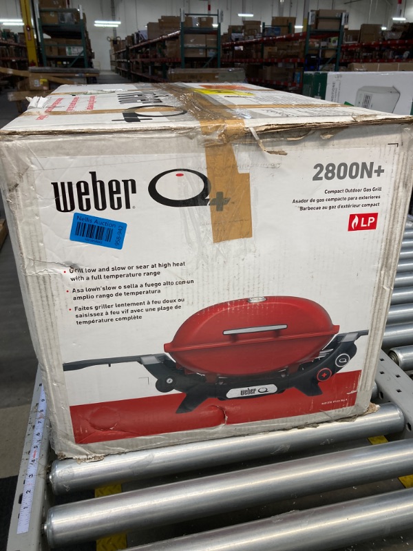 Photo 5 of ***(SLIGHTLY CRACKED)***
Weber Q 2800N+ Liquid Propane Grill, Flame Red