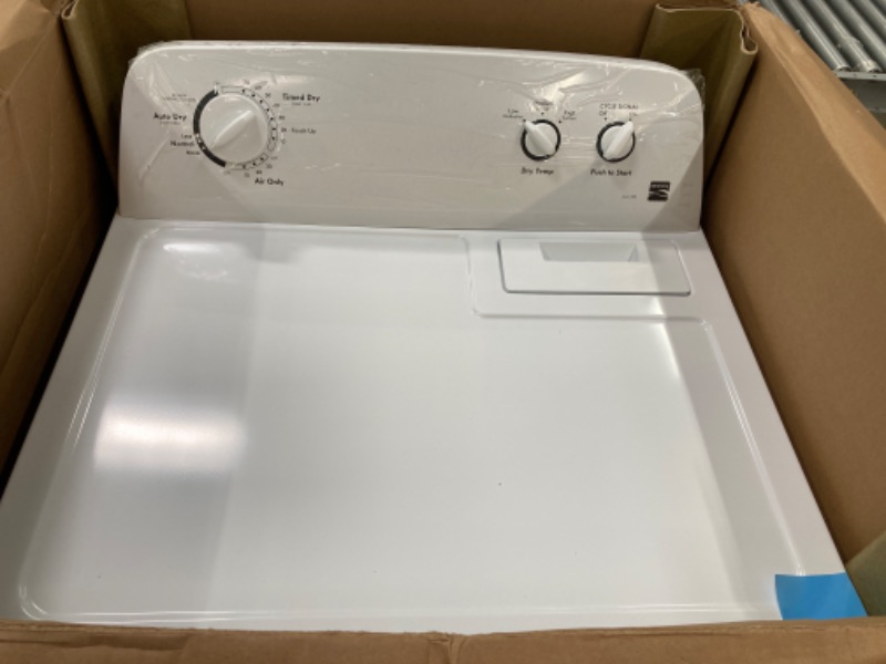 Photo 1 of ***(PARTS ONLY)***
Kenmore 29" Front Load Electric Dryer with Wrinkle Guard and 7.0 Cubic Ft. Total Capacity, White
