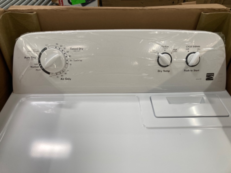 Photo 3 of ***(PARTS ONLY)***
Kenmore 29" Front Load Electric Dryer with Wrinkle Guard and 7.0 Cubic Ft. Total Capacity, White