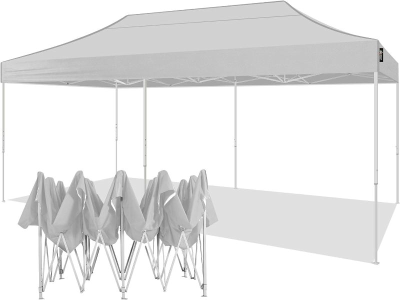 Photo 1 of 
American Phoenix Canopy Tent 10x20 Pop Up Instant Shelter Shade Heavy Duty Commercial Outdoor Party Tent (10x20FT (White Frame, White-WH)