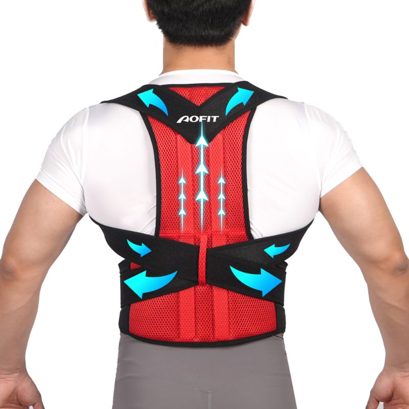 Photo 1 of Aofit Back Brace Posture Corrector for Women and Men, Back Support Belt for Women, Back Straightener Posture Corrector