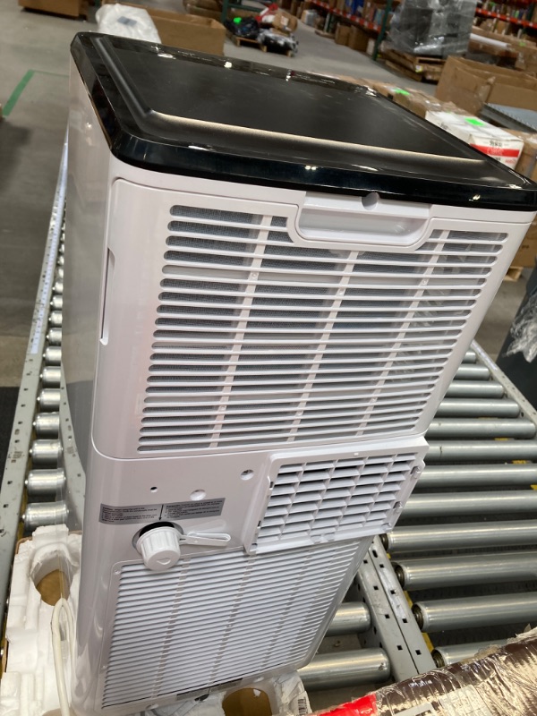 Photo 3 of Frigidaire FHPC082AC1 Portable Room Air Conditioner, 8,000 BTU (ASHRAE)/5,500 BTU (DOE) with a Multi-Speed Fan, Dehumidifier Mode, Easy-to-Clean Washable Filter, in White 5500 BTU AC Only