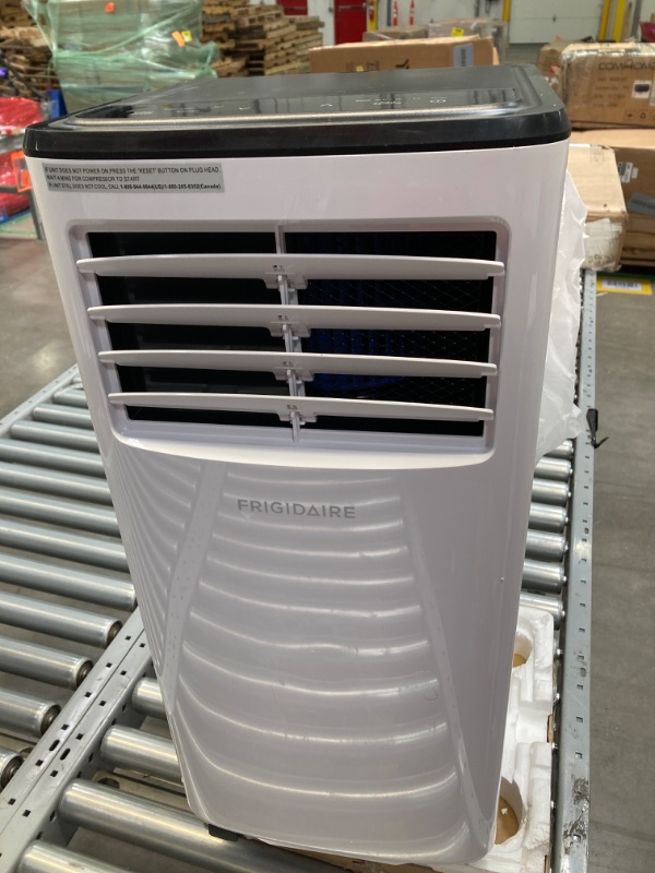 Photo 1 of Frigidaire FHPC082AC1 Portable Room Air Conditioner, 8,000 BTU (ASHRAE)/5,500 BTU (DOE) with a Multi-Speed Fan, Dehumidifier Mode, Easy-to-Clean Washable Filter, in White 5500 BTU AC Only