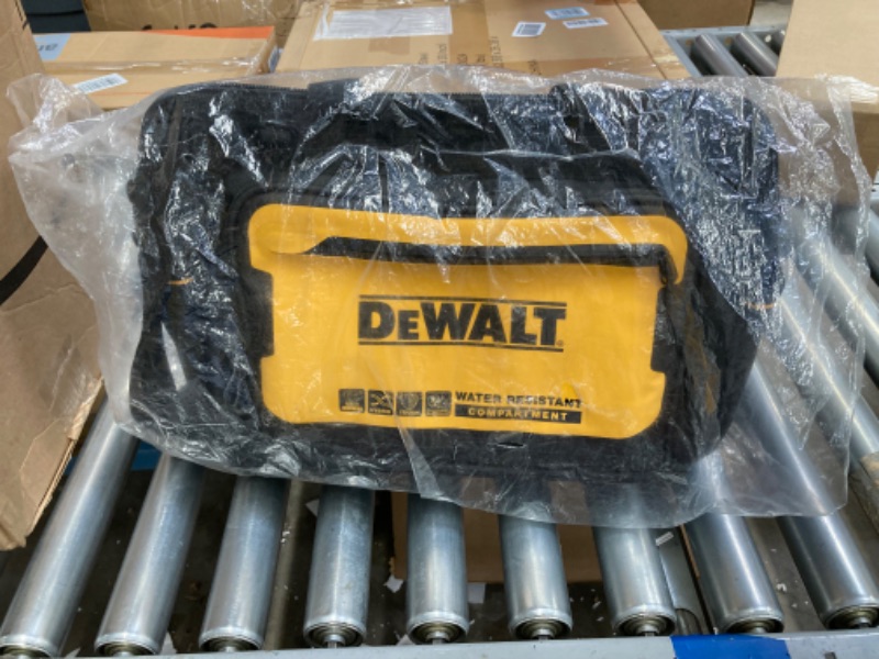 Photo 1 of 
DEWALT Tool Bag, Water Resistant, Hard Bottom, 16-inch, Professional Tool Tote (DWST560103)