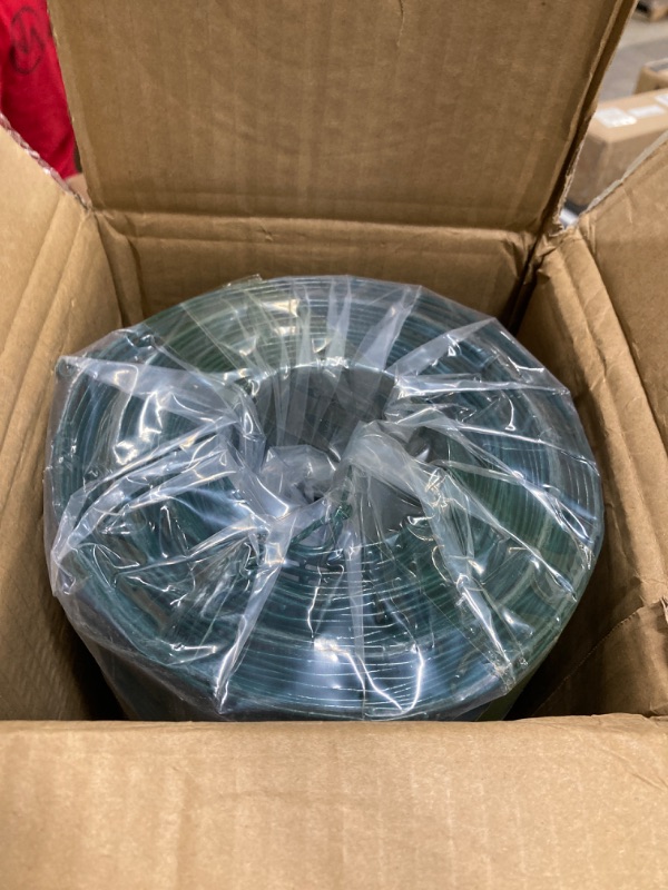 Photo 1 of Green PVC Coated Welded Wire Fence 24 Inch x 50 Foot, 2 Inch x 3 Inch 16GA, Garden Border Fencing Roll Vinyl Coating Metal Wire Mesh for Yard Vegetable Plant Protection Poultry Netting 2''x3'' 16GA 24''x50' Green