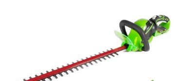 Photo 1 of Greenworks 40V 24" Cordless Hedge Trimmer, 2.0Ah Battery and Charger Included 3/4" Cut (2.0Ah)