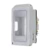 Photo 1 of 1-Gang Extra Duty Non-Metallic Low Profile While-In-Use Weatherproof Horizontal/Vertical Receptacle Cover and GFCI, Gray
