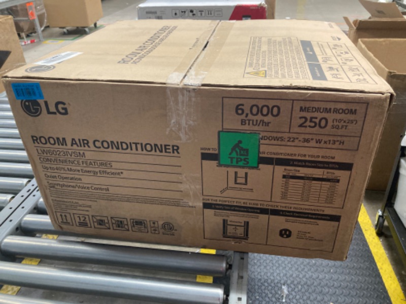 Photo 4 of ***FACTORY SEALED/PACKAGED*** LG 8,000 BTU 115V Programmable Window Air Conditioner with Remote and Wifi