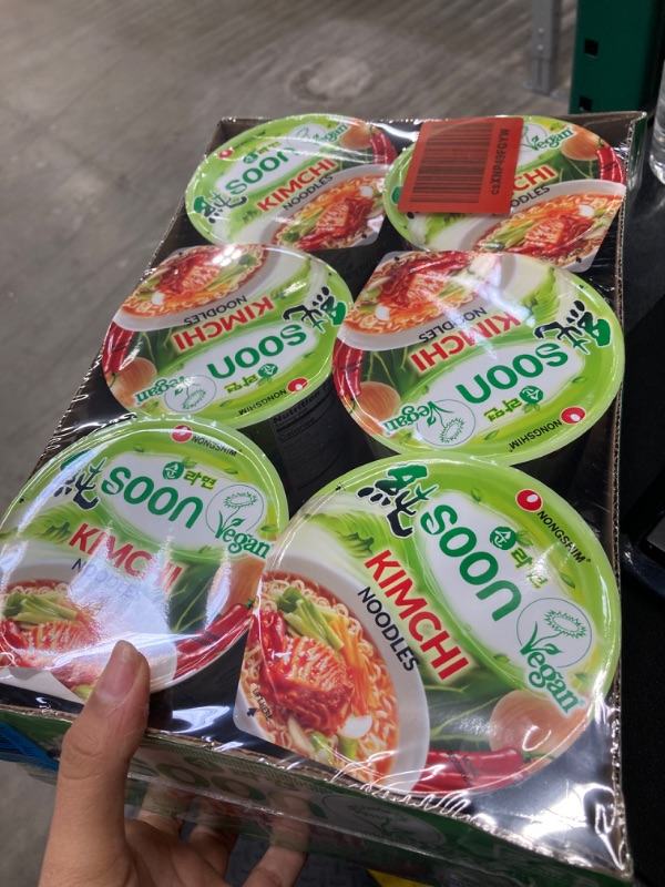 Photo 1 of Nongshim Soon Kimchi Vegan 2.64 Ounce (Pack of 6)