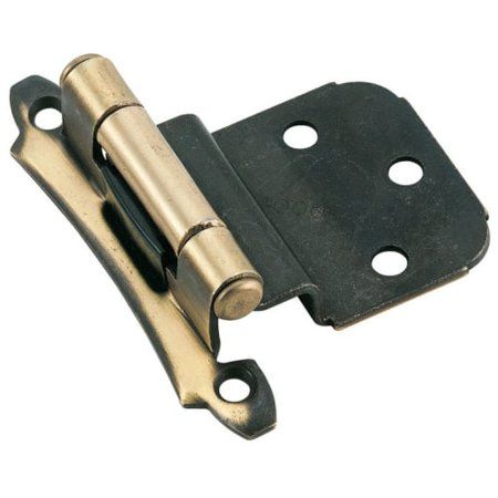 Photo 1 of ***QTY OF 3*** Amerock BP7928 Functional Hardware 3/8 Inch Inset Surface Mount Cabinet Door Hinge with 105 Degree Opening Angle and Self Close Function - Pair