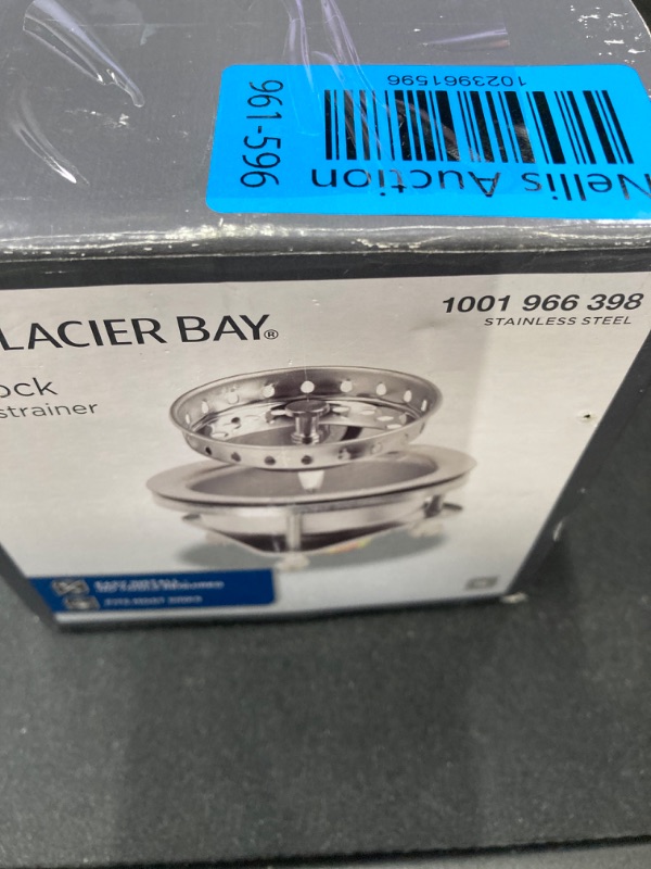 Photo 4 of ***MISSING TOP STRAINER/SEE PHOTO***  Glacier Bay EZ Lock Sink Strainer in Stainless Steel 