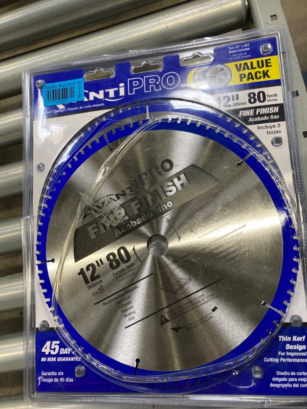 Photo 3 of ***OPEN PACKAGE*** Avanti Pro
12 in. x 80-Tooth Fine Finish Circular Saw Blade (2-Pack)