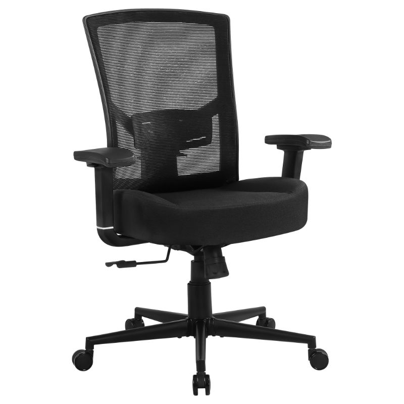 Photo 1 of ***STOCK PHOTO FOR REFERENCE ONLY STYLE MAY VARY*** ONPONY Big and Tall Office Chair 450lbs, Ergonomic High Back Computer Desk Chair for Heavy People with 2D Adjustable Waist Support and Heavy Duty Metal Base Mesh Chair,Black