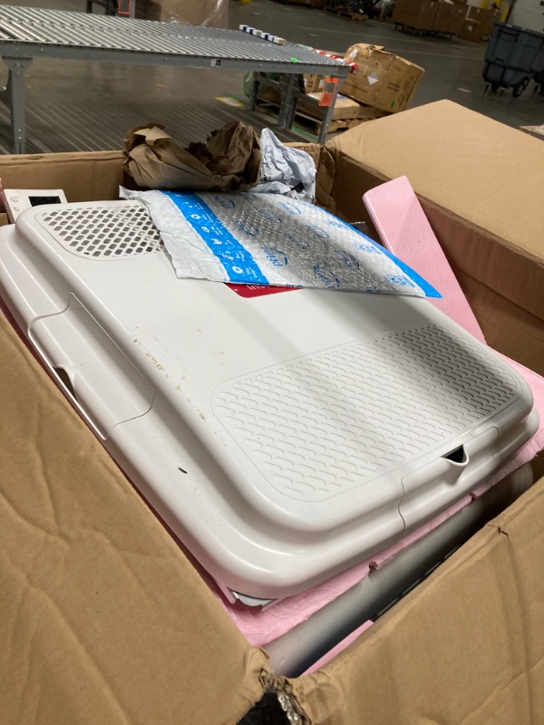 Photo 2 of FOGATTI RV AC Unit 13500BTU Non-Ducted Rooftop RV Air Conditioner - 115V(AC) including Air Distribution Box and InstaCool Series White 13500BTU White