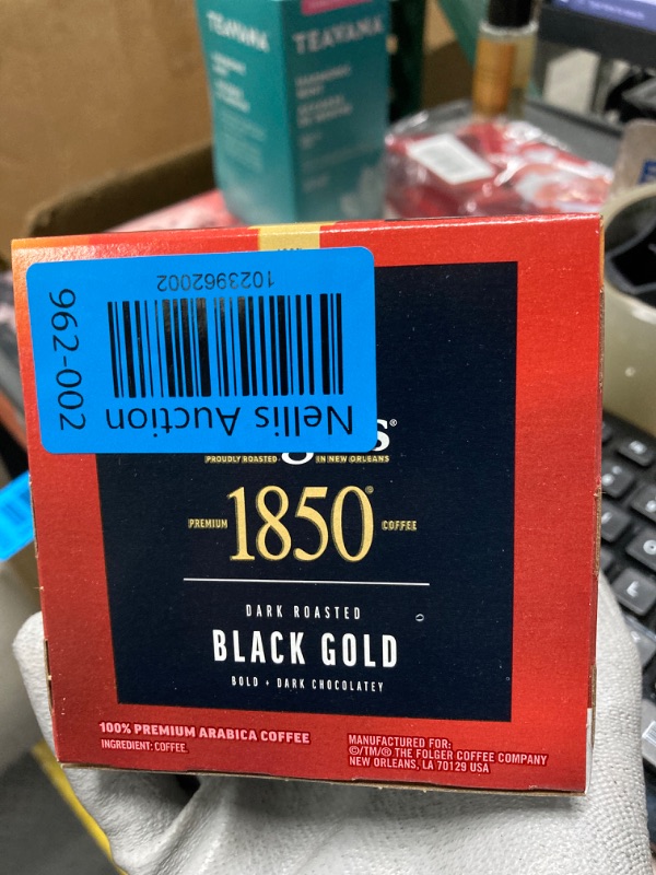 Photo 1 of Folgers 1850 Black Gold Dark Roast Coffee