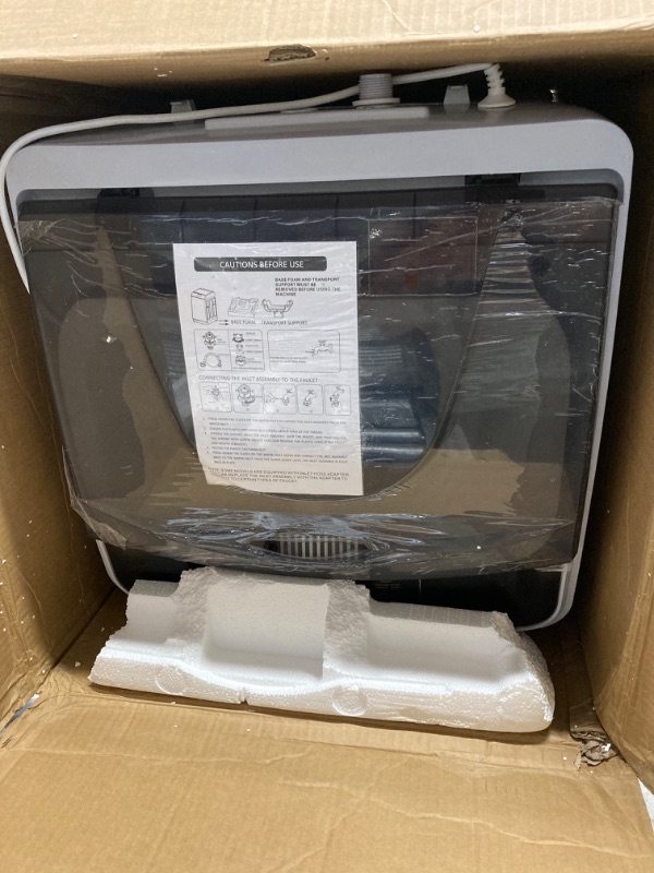 Photo 1 of Automatic Compact Washing Machine, Portable Washer with 24 Hours Washing Appointment, LED Display, Suitable for Household Use