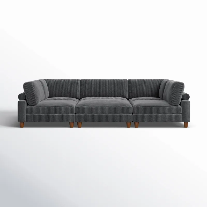 Photo 1 of Espinosa 6 - Piece Corduroy Sectional
