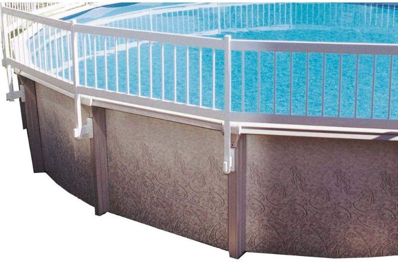 Photo 1 of Blue Wave NE145 Above Ground Pool Fence Kit (8 Sections) - White
