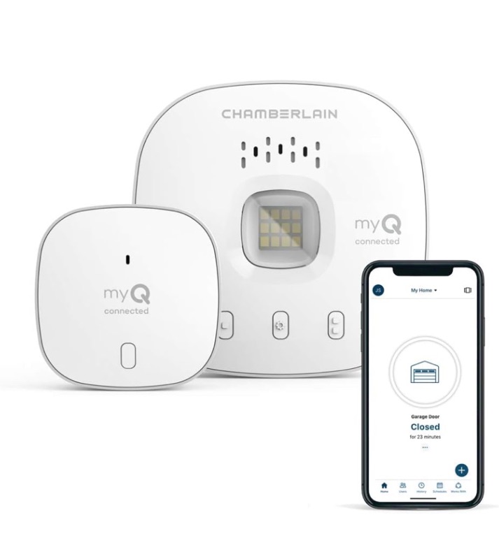 Photo 1 of 
CHAMBERLAIN Smart Garage Control - Wireless Garage Hub and Sensor with Wifi & Bluetooth - Smartphone Controlled, myQ-G0401-ES, White
10K+ bought in past month