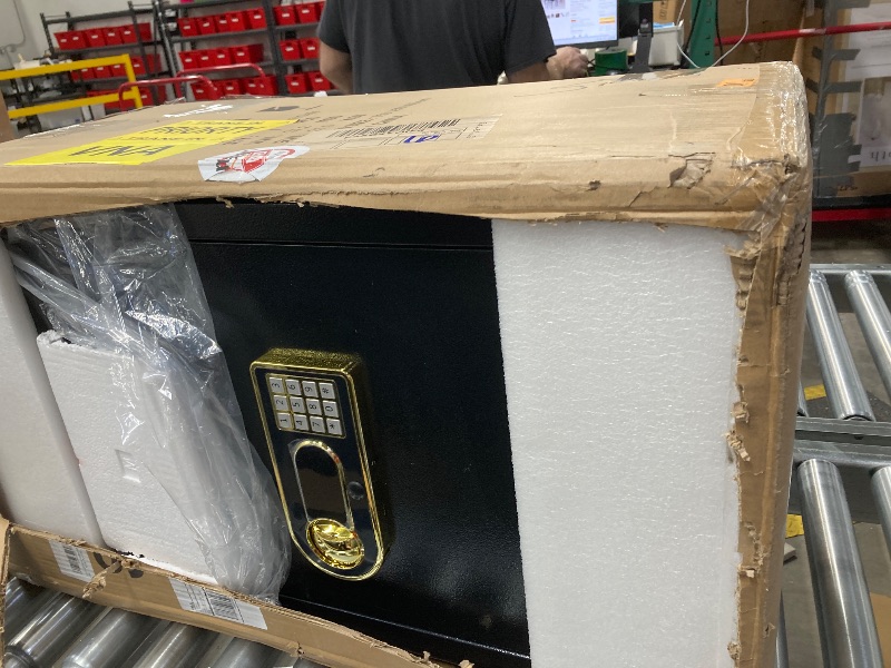Photo 1 of 3.6 cu ft Large Fireproof Drop Safe Box for Business, Anti-Theft Money Drop Slot Safes with Digital Keypad and Spare Keys, Heavy-duty Cash Depository Lock Safe for Home Office Retail Store Business