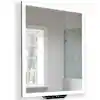 Photo 3 of 4 in. W x 30 in. H Large Frameless Rectangle Dimmable LED Wall Bathroom Vanity Mirror with Alexa Voice Enabled