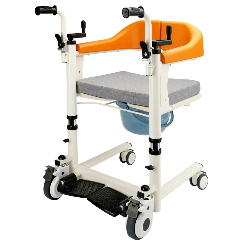 Photo 1 of ****PARTS ONLY *****Medical Patient Lift Chair Transfer Lift Wheelchair 180° Split Seat With Cushion For Adults, Elderly 440 lb Weight Limited [FDA APPROVED]
