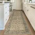 Photo 1 of 
BERTHMEER 2'x8' Runner Rugs for Hallway Entryway Bathroom Bedroom Kitchen Non Skid Washable Brown Vintage Oriental Traditional Runner Rugs