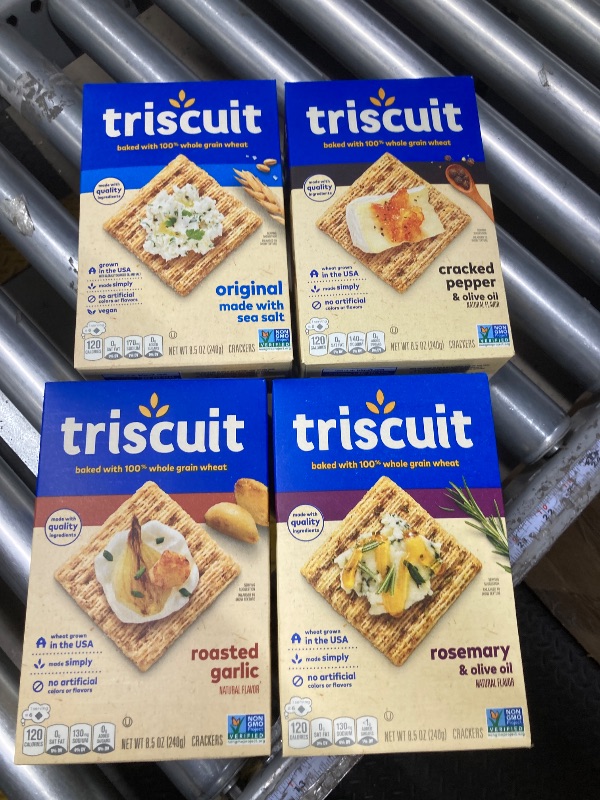 Photo 2 of 4 Boxes of Triscuit Rosemary & Olive Oil Whole Grain Wheat Crackers, 8.5 oz