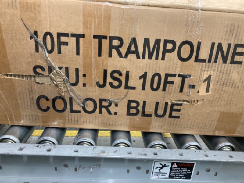 Photo 1 of 10 FT TRAMPOLINE COLOR: BLUE