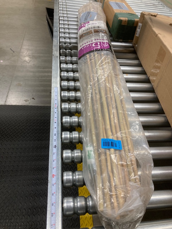 Photo 2 of 50 Pack 5ft Bamboo Plant Stakes for Wood Garden Sticks?Wooden Plant Supports?Bamboos?Bamboo Trellis?Crafts, More Size Choices 8"/12"/16"//2'/3'/4'/5'/6'