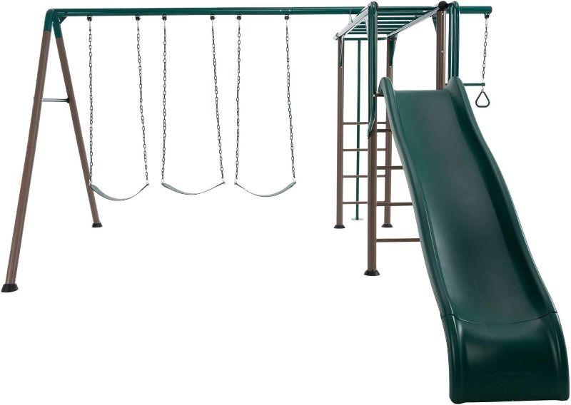 Photo 1 of Lifetime 91028 Monkey Bar Adventure Swing Set, Earthtone
