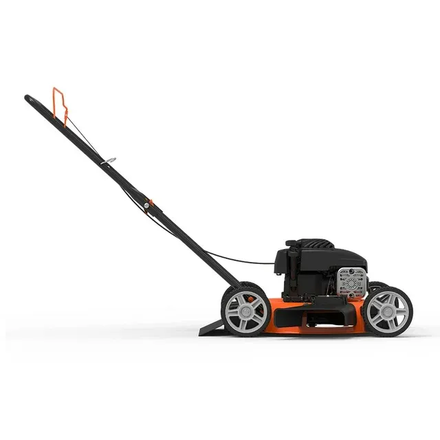 Photo 1 of ***MISSING WHEEL AND WHEEL ATTACHMENT ACCESSORIES*** Yard Force Lawn Mower 20 inch 125cc e450 Series Briggs & Stratton Gas Walk Behind